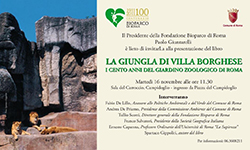 presentazione del libro "La Giungla di Villa Borghese"