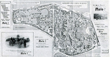 mappa dello zoo del 1911